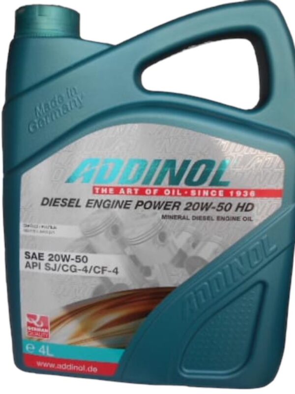 ADDINOL Diesel Engine Power 20W-50 HD 4L
