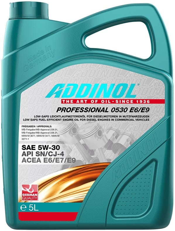 ADDINOL PROFESSIONAL DIESEL 05W-30 E6 E9 5L