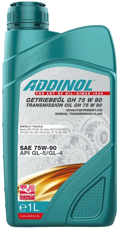 ADDINOL Transmission oil GH 75 W 90 Made in Germany