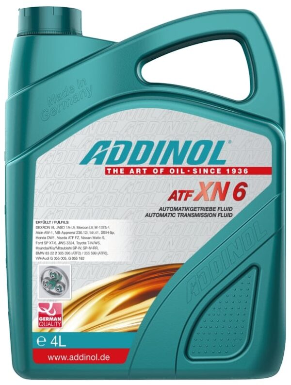 ADDINOL ATF XN 6 Transmission Fluid 4 Litre Made In Germnay